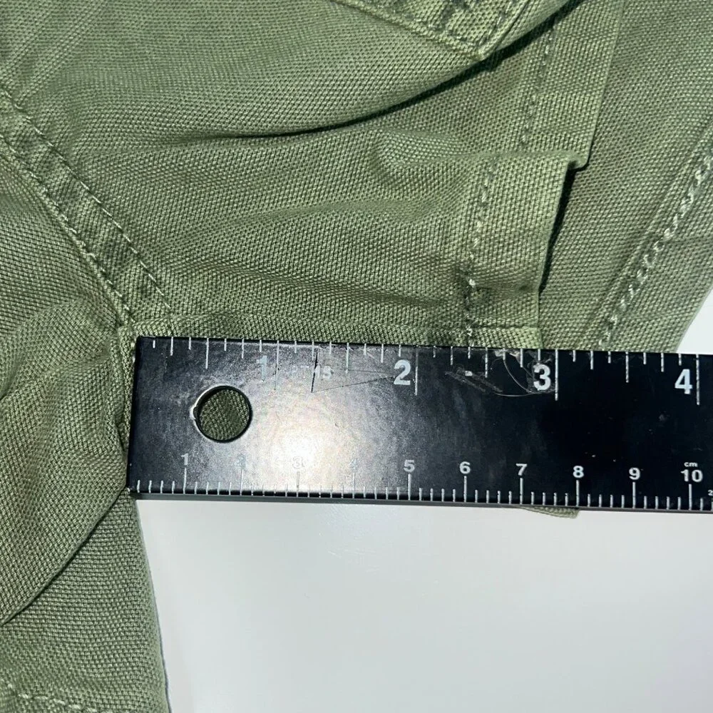 Art Class Cargo Shorts Girls S 6/7 Green Cotton High Rise Casual